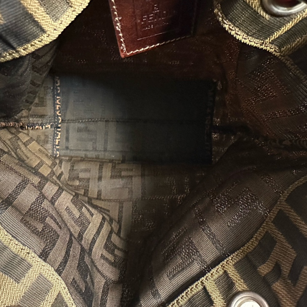 Fendi Zucca FF Vintage Canvas Tote Hand Bag - Picture 7 of 7